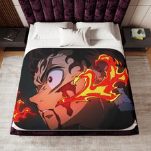 Load image into Gallery viewer, Anime Demon Slayer: Kimetsu no Yaiba Sherpa Blanket