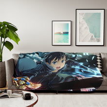 Load image into Gallery viewer, Anime Sword Art Onliner Sherpa Blanket