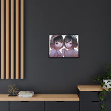 Load image into Gallery viewer, Mei and Fujioka Misaki Canvas Framed Art Print