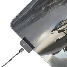 Load image into Gallery viewer, Roy flying Skull Leader with SDF1 in background RGB LED Mouse Pad (Desk Mat)