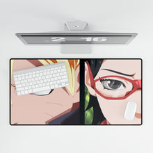 Load image into Gallery viewer, Boruto Uzumaki / Sarada Uchiha Mouse Pad (Desk Mat)