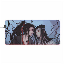 Load image into Gallery viewer, Wei Ying and Lan Zhan RGB LED Mouse Pad (Desk Mat)