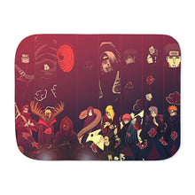 Load image into Gallery viewer, Akatsuki Members Sherpa Blanket