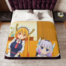 Load image into Gallery viewer, Miss Kobayashi's Dragon Maid Kanna Kamui, Kobayashi San Chi No Maid Dragon, Tohru Sherpa Blanket