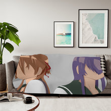 Load image into Gallery viewer, Anime Highschool Of The Dead Sherpa Blanket