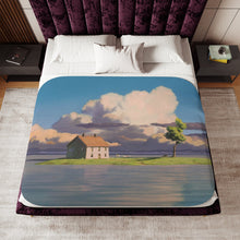 Load image into Gallery viewer, Anime Spirited Awayr Sherpa Blanket