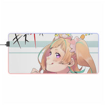 Load image into Gallery viewer, Kiznaiver Niko Niiyama RGB LED Mouse Pad (Desk Mat)