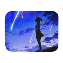 Load image into Gallery viewer, Anime Your Name. Sherpa Blanket