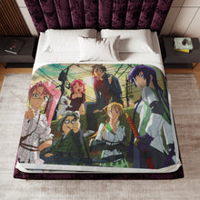 Load image into Gallery viewer, Anime Highschool Of The Dead Sherpa Blanket