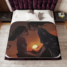 Load image into Gallery viewer, Hyakkimaru and Mio Sherpa Blanket