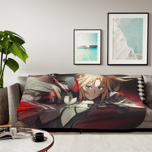 Load image into Gallery viewer, Fate/Apocrypha Saber Of Red Sherpa Blanket
