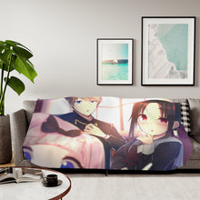 Load image into Gallery viewer, Kaguya, Chika and Miyuki Sherpa Blanket