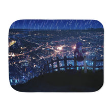 Load image into Gallery viewer, Nao Tomori city the back Sherpa Blanket