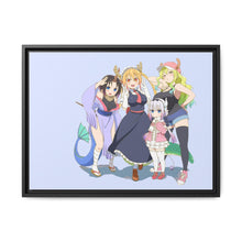 Load image into Gallery viewer, Miss Kobayashi's Dragon Maid Kanna Kamui, Elma, Kobayashi San Chi No Maid Dragon, Quetzalcoatl, Tohru Canvas Framed Art Print