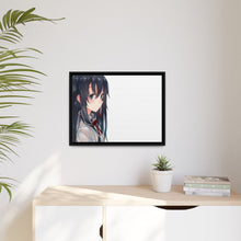 Load image into Gallery viewer, Yukino Yukinoshita Canvas Framed Art Print