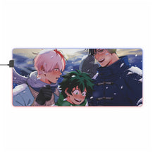 Load image into Gallery viewer, My Hero Academia Izuku Midoriya, Tenya Iida RGB LED Mouse Pad (Desk Mat)