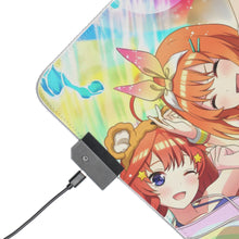Load image into Gallery viewer, The Quintessential Quintuplets RGB LED Mouse Pad (Desk Mat)