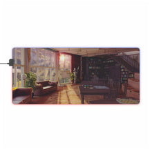 Load image into Gallery viewer, Sunset in archaeological room RGB LED Mouse Pad (Desk Mat)