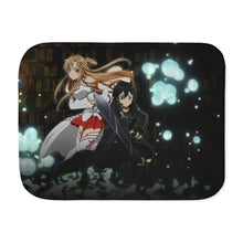 Load image into Gallery viewer, Asuna and Kirito Sherpa Blanket