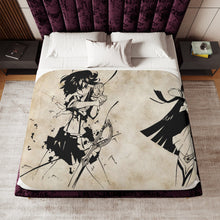 Load image into Gallery viewer, Anime Kill La Kill Sherpa Blanket