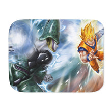 Load image into Gallery viewer, Goku Vs Cell Sherpa Blanket