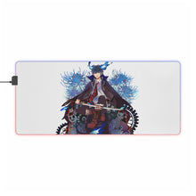 Load image into Gallery viewer, Blue Exorcist RGB LED Mouse Pad (Desk Mat)