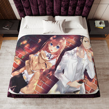 Load image into Gallery viewer, Makise Kurisu & Rintarou Okabe Sherpa Blanket