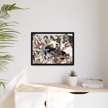 Load image into Gallery viewer, Bungou Stray Dogs Osamu Dazai, Atsushi Nakajima, Ranpo Edogawa, Akiko Yosano, Doppo Kunikida Canvas Framed Art Print