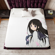 Load image into Gallery viewer, Eru Chitanda Smile Sherpa Blanket