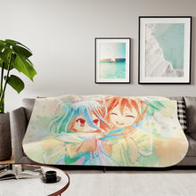 Load image into Gallery viewer, Sora and Shiro Sherpa Blanket
