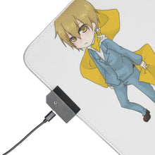 Load image into Gallery viewer, Durarara!! Izaya Orihara, Shizuo Heiwajima, Celty Sturluson, Masaomi Kida, Shinra Kishitani RGB LED Mouse Pad (Desk Mat)