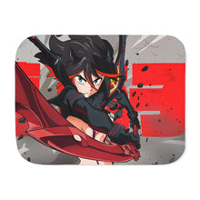 Load image into Gallery viewer, Anime Kill La Kill Sherpa Blanket