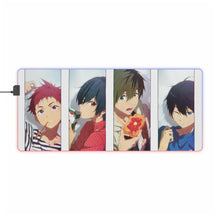 Load image into Gallery viewer, Free! Makoto Tachibana, Haruka Nanase RGB LED Mouse Pad (Desk Mat)