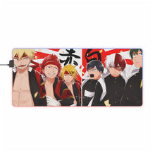 Load image into Gallery viewer, My Hero Academia Izuku Midoriya, Katsuki Bakugou, Tenya Iida RGB LED Mouse Pad (Desk Mat)