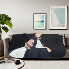 Load image into Gallery viewer, Fire Force Arthur Boyle Sherpa Blanket