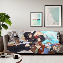Load image into Gallery viewer, Anime Kill La Kill Sherpa Blanket