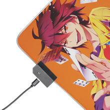 Load image into Gallery viewer, Sora (No Game No Life) RGB LED Mouse Pad (Desk Mat)