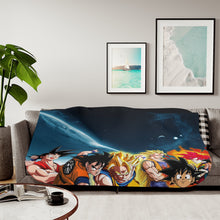 Load image into Gallery viewer, Anime Dragon Ball Sherpa Blanket