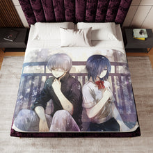 Load image into Gallery viewer, Anime Tokyo Ghoul Sherpa Blanket