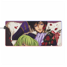 Load image into Gallery viewer, Code Geass Lelouch Lamperouge RGB LED Mouse Pad (Desk Mat)