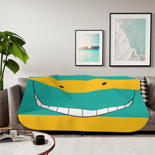 Load image into Gallery viewer, Assassination Classroom Koro-sensei Sherpa Blanket