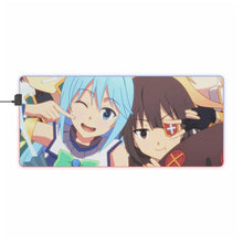 Load image into Gallery viewer, KonoSuba - God’s Blessing On This Wonderful World!! RGB LED Mouse Pad (Desk Mat)