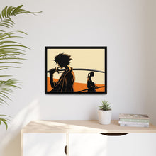 Load image into Gallery viewer, Anime Samurai Champloo Canvas Framed Art Print