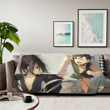 Load image into Gallery viewer, Hyakkimaru and Dororo Sherpa Blanket