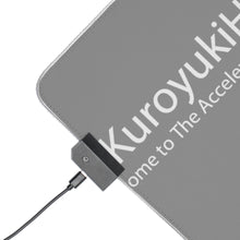 Load image into Gallery viewer, Accel World Kuroyukihime RGB LED Mouse Pad (Desk Mat)