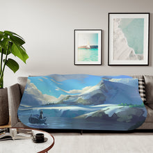 Load image into Gallery viewer, Anime Howl's Moving Castle Sherpa Blanket