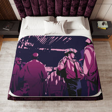 Load image into Gallery viewer, Anime Cowboy Bebop Sherpa Blanket