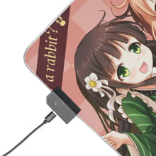 Load image into Gallery viewer, Is the Order a Rabbit? RGB LED Mouse Pad (Desk Mat)