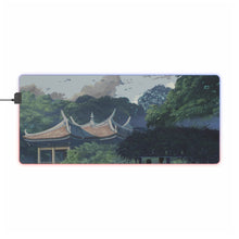 Load image into Gallery viewer, The Garden Of Words RGB LED Mouse Pad (Desk Mat)