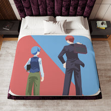 Load image into Gallery viewer, Nagisa to Karma - Ansatsu Kyoushitsu Sherpa Blanket